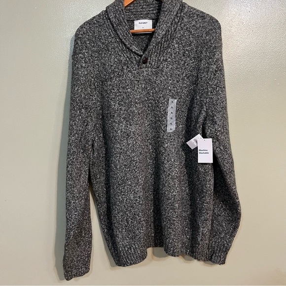 Old Navy Other - Old Mavy Men’s Cotton Gray Knit Thick Sweater Office Carrier Size XL NWT
